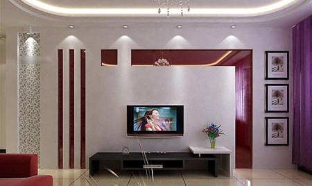 家居裝修中的電視背景墻，回憶與溫馨的交融